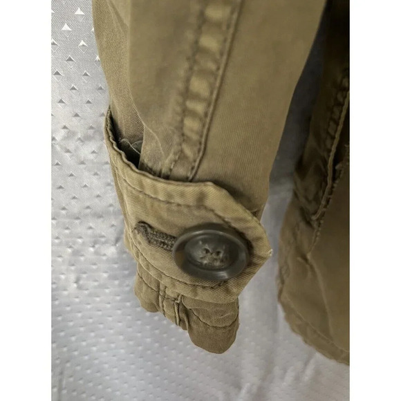 Aritzia Talula XS Trooper Green Army Jacket Coat Removable Faux Fur Lini… - Picture 6 of 12